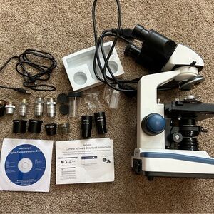 New, unused AmScope B120 Educational Compound Microscope